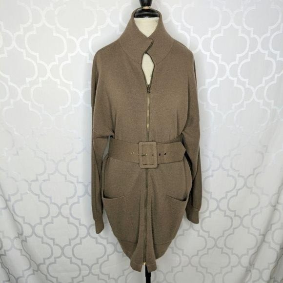 Vintage Dresses & Skirts - Vtg Shirin Cashmere Scottish Sweater Tunic Dress